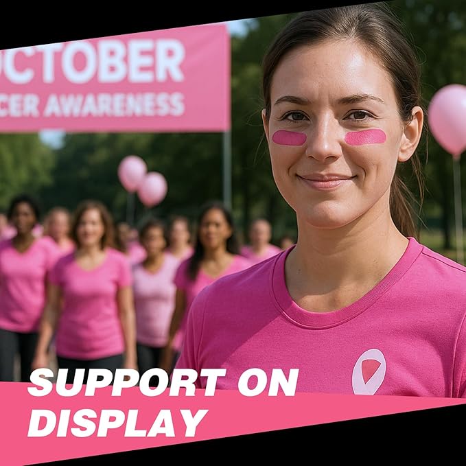 5PCS Pink Out Eye Black Stick, Under Eye Sports Face Paint for Football, Baseball, Softball – Oil Based Face Painting Kit for Halloween Makeup Costume Cosplay Parties