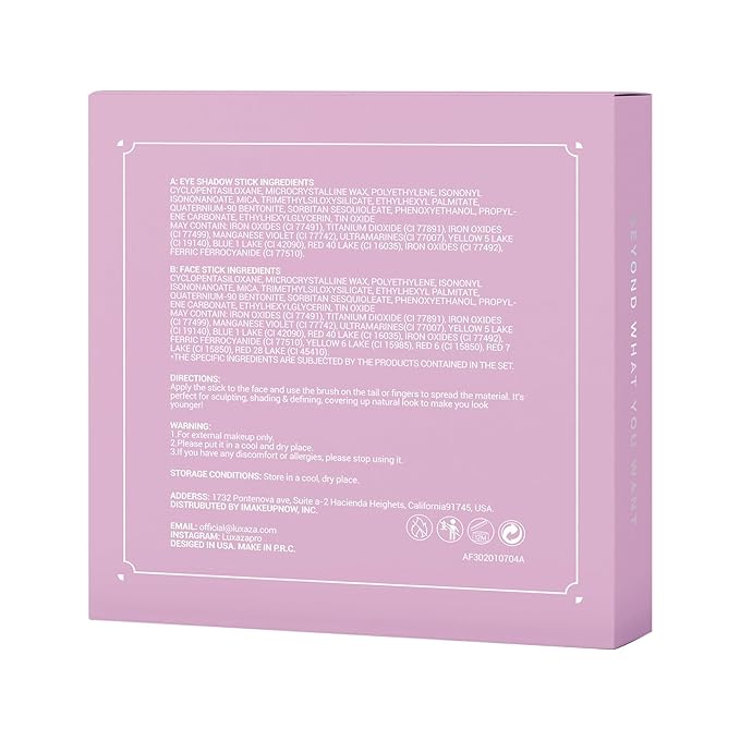 6PCS Cream Eyeshadow Stick Makeup Sets, Neutral Red brown Eyeshadow Pencil,Metallic And Matte Shimmer Eye Shadow Eye Brightener Stick Pencil Crayon, A06-Pink Neutral