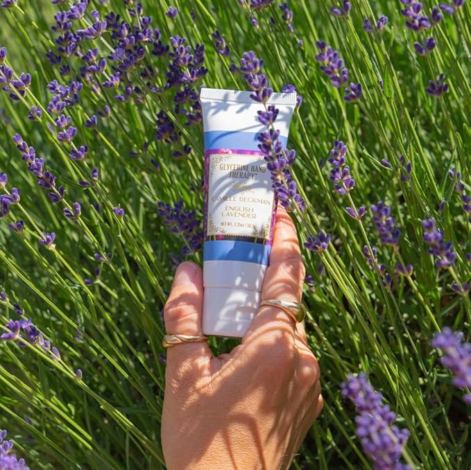 Camille Beckman Glycerine Hand Therapy Cream, English Lavender, 1.35 Ounce