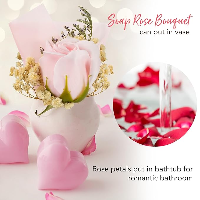 Valentines Day Gifts for Her Spa Basket Bath Gift Basket, Teen Girl Gifts Gift Baskets for Women, Spa Gifts for Women Relax Bath Spa Gifts Self Care Gifts Travel Bag Home Spa Kit