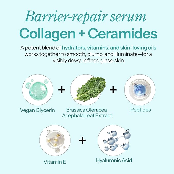 Hello You Hyaluronic Acid Serum for Face with & Peptides - Dermatologist Tested, Anti-Aging, Korean Skin Care - Hydrates, Firms, Smooths, Plumps, Boosts Dewy Skin - Clean Beauty, Vegan - 1.69 Fl Oz