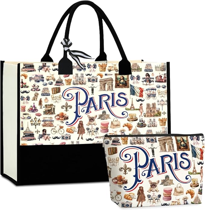 Seattle Italy Chicago New York Las Vegas Paris Gifts for Women Canvas Tote Bag Mother's Day Gifts for Women