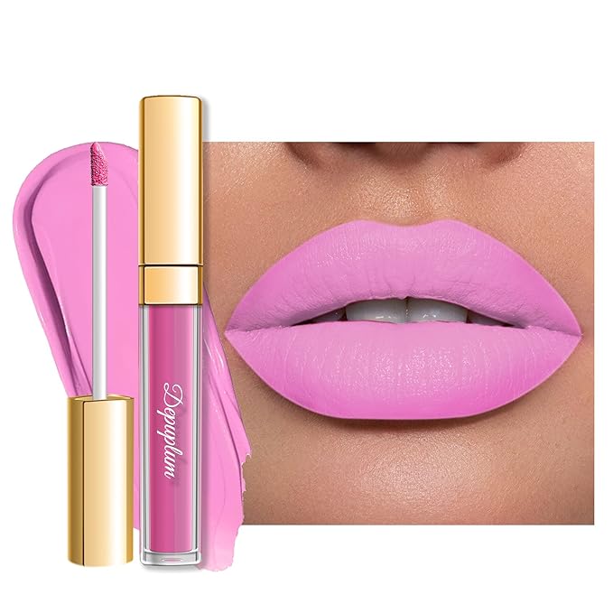 Pink Lipstick Matte for Women Superstay Long Lasting Lipstick Smudgeproof Liquid Lipsticks Cruelty Free Lip Makeup (DM26 Baby Pink)