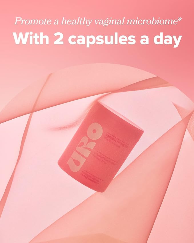 O Positiv URO Vaginal Probiotics for Women pH Balance with Prebiotics & Lactobacillus Probiotic Blend - Vaginal Health Supplement - Promote Healthy Vaginal Odor & Vaginal Flora, 60 Count (Pack of 3)