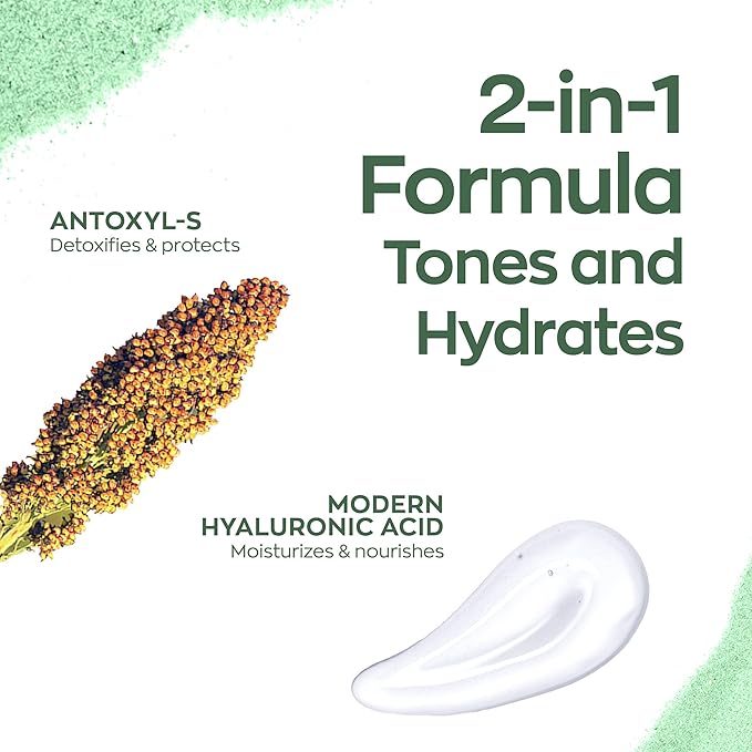 Elizabeth Mott Hydrating Hyaluronic Toner - 2‑in‑1 Serum & Toner Hyaluronic Acid & Antoxyl Extract - Lightweight Korean Skincare for Hydration, Pore Minimizer & Glow – Vegan & Cruelty-Free, 150 ml