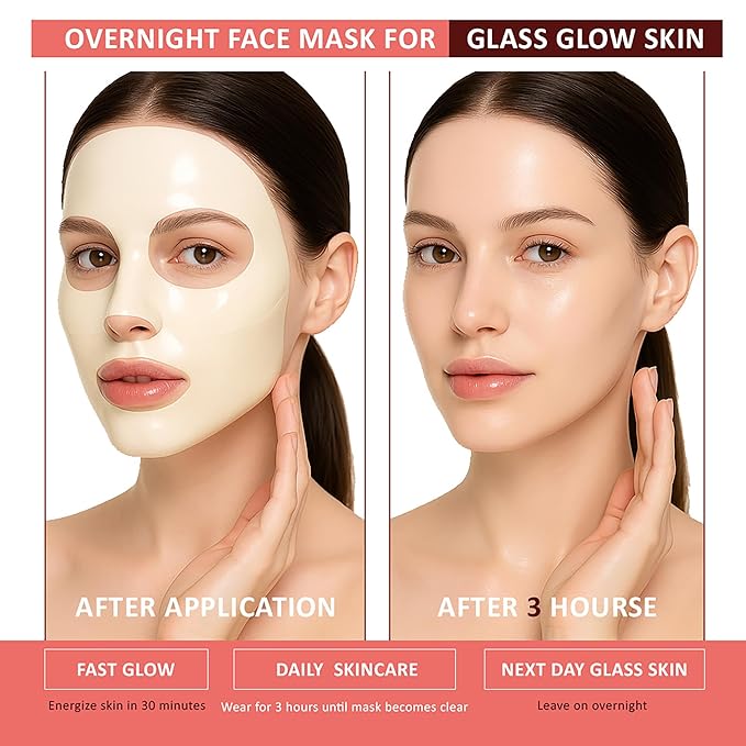 Pearl Mask – Hydrating & Brightening Sheet Mask with Japanese Skincare Technology | Supports Collagen Production & Promotes Healthy, Radiant Skin | 10 Sheets In 1 Box (20 g / 0.67 oz Each)