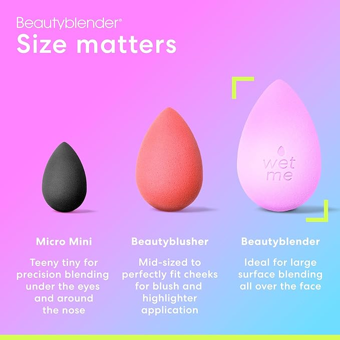 Beautyblender® | Wave Color Changing Blender Makeup Sponge | Blend Liquid Foundations, Powders and Creams | Streak Free Application | Vegan, Cruelty Free | Made in USA