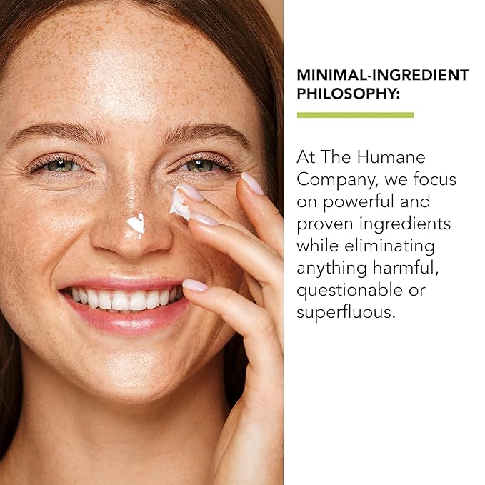 humane Oil-Free Daily Lightweight Face Moisturizer for Acne-Prone Skin - 4 Fl Oz - Gentle for All Skin Types - With Soothing Antioxidants Like Aloe Vera, Hyaluronic Acid, Cucumber and Grapeseed