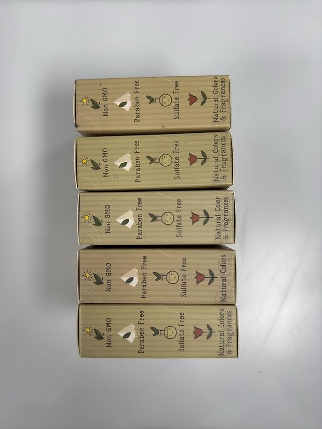 Organic Lavender Variety Bar Soap - Gentle Cleansing for Sensitive Skin, Herbal and Mint - 5 Pack