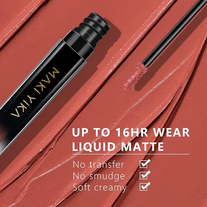 MAKI YIKA Red Lipstick for Women Color Stay Long Lasting Lipsticks, No Smudge Matte Liquid Lipstick Transferproof Cruelty-Free Lip Color |No Rules