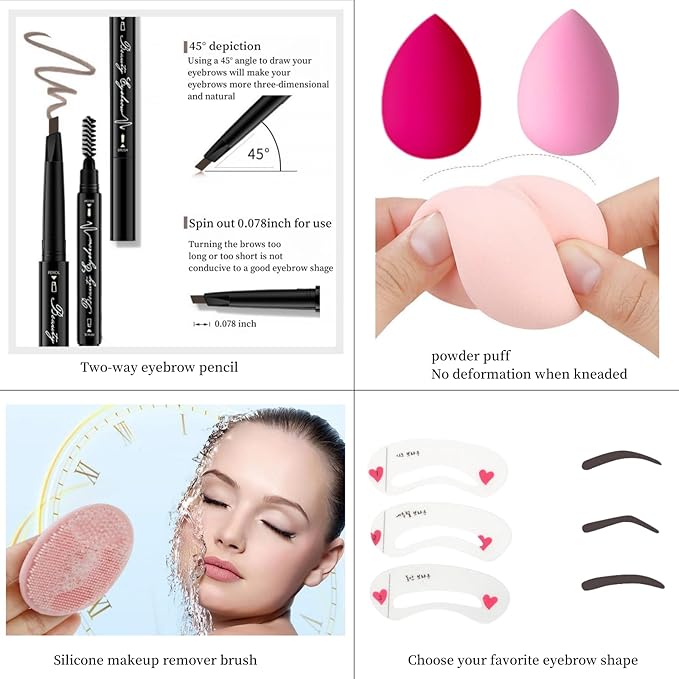 Makeup Kit for Teens, Christmas Makeup Gift Set For Women,Makeup Kits For Teens,Girls Gift, Travel Makeup Set,Eyeshadow Palette Foundation Concealer Lipgloss