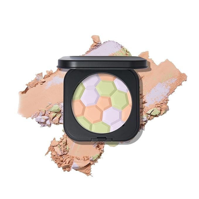 LAURA GELLER NEW YORK Filter Finish Pressed Neutralizing Setting Powder, Color Correcting For Even Tone, Universal