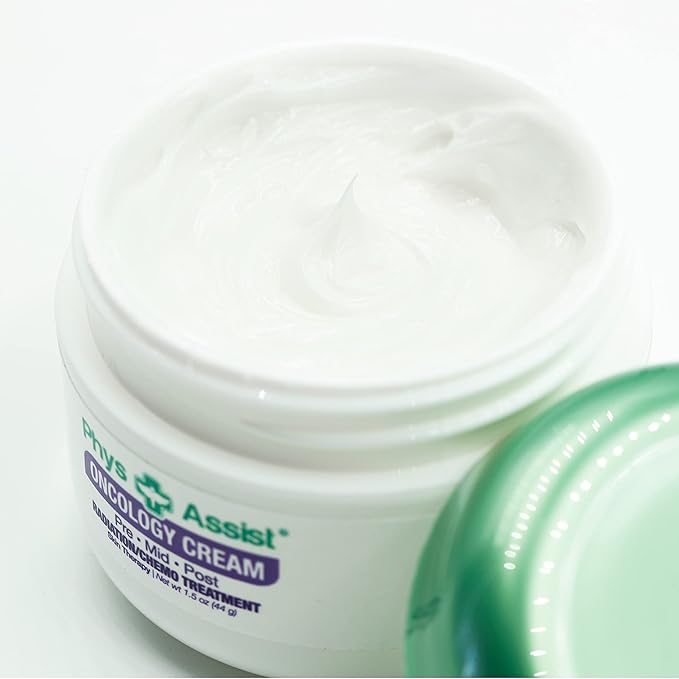Oncology Cream 1.5 oz. Travel Size. Soothing, Calming and Hydrating to Stressed Skin Undergoing Chemo or Radiation. Made with Botanicals of Lavender, Calendula, Peppermint