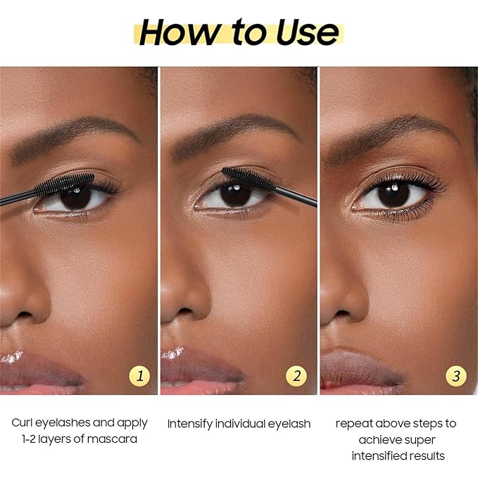 Tubing Mascara Instant Extensions, Black 2-1 Defining and Lengthening Mascara for Dramatic Lashes, Vegan & Cruelty | No Flaking and No Clumping (Pack of 1)