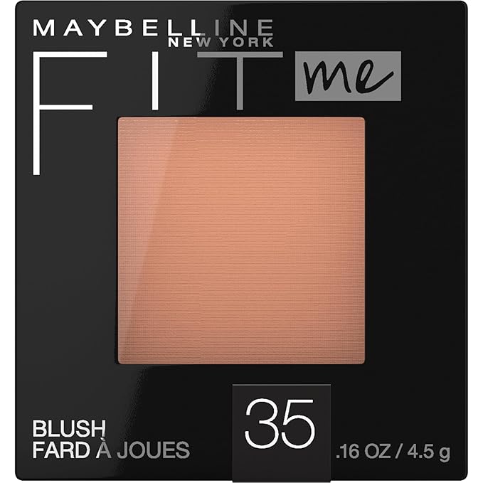 Maybelline Fit Me Blush, Lightweight, Smooth, Blendable, Long-lasting All-Day Face Enhancing Makeup Color, Coral, 1 Count