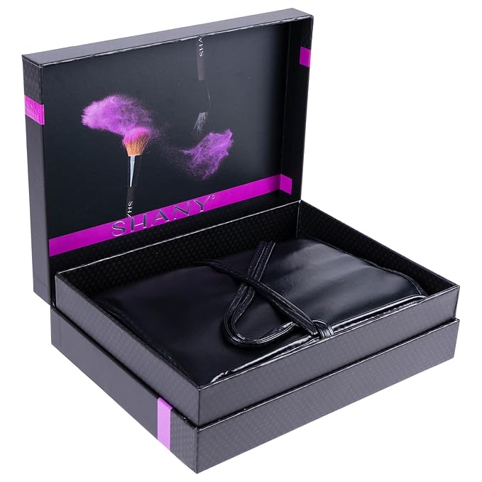 SHANY Makeup Brushes The Masterpiece Pro Signature Makeup Brush Set - Foundation Powder Concealers Eye Shadow brushes, Synthetic Bristle with Wooden handles, Premium Gift Packaging - 24pcs