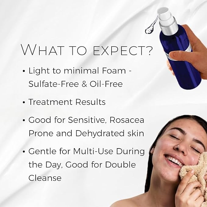 BIONOVA Bioactive Cleanser Normal to Dry Skin - Non-Foaming Facial Cleanser Provides a Gentle Deep Clean Face Wash and Ultra-Hydrating and Moisturizing Treatment (4.5 fl oz)