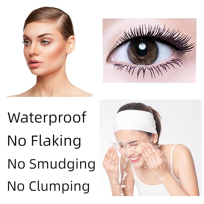 Halloween gifts Lash Colored Mascara Makeup Volumizing Volume Building Waterproof Sensational Washable Lengthening Natural Long-Lasting… (6 Colors)