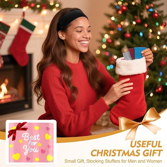 Headbands for Women Non Slip - 8 Pcs Head Bands Gifts for Woman Soft Comfortable Elastic Hair Band for Yoga Workout Sport Mothers Day Gifts for Mom Christmas Gift for Women Grandma Adults Stuffers