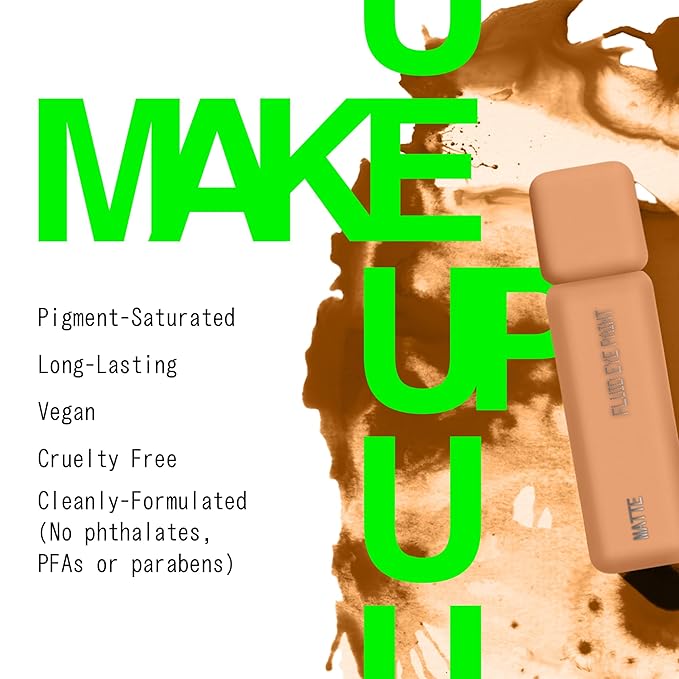 about-face Matte Fluid Eye Paint Light Transcending – High-Pigment Liquid Eyeshadow, Long-Lasting, No-Budge Matte Finish, Vegan & Cruelty-Free (Creamsicle Orange)