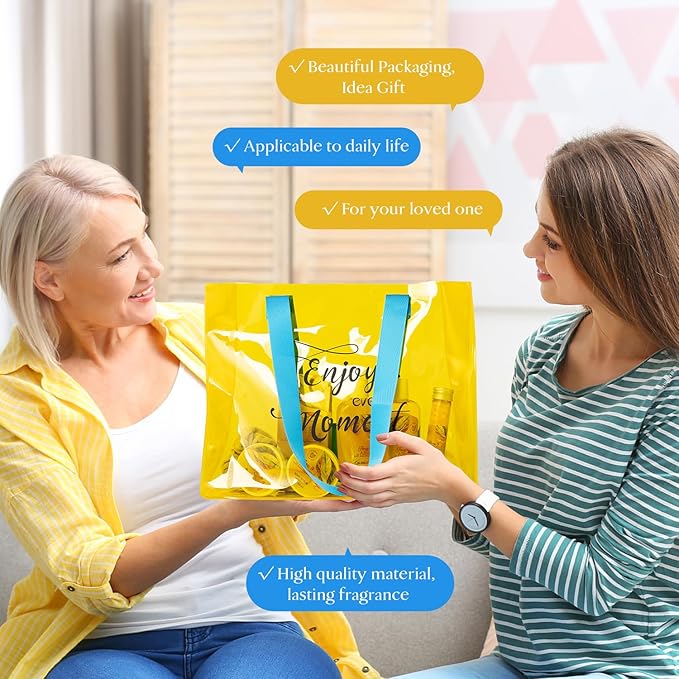 Gifts for Women Gift Basket Tote Bag set for Women, 13 Pc Almond & Honey Beauty & Personal Care Set, Home Bath Pampering Package unique gifts, Spa Self Care Kit, Thank You, Birthday, Mom Gift