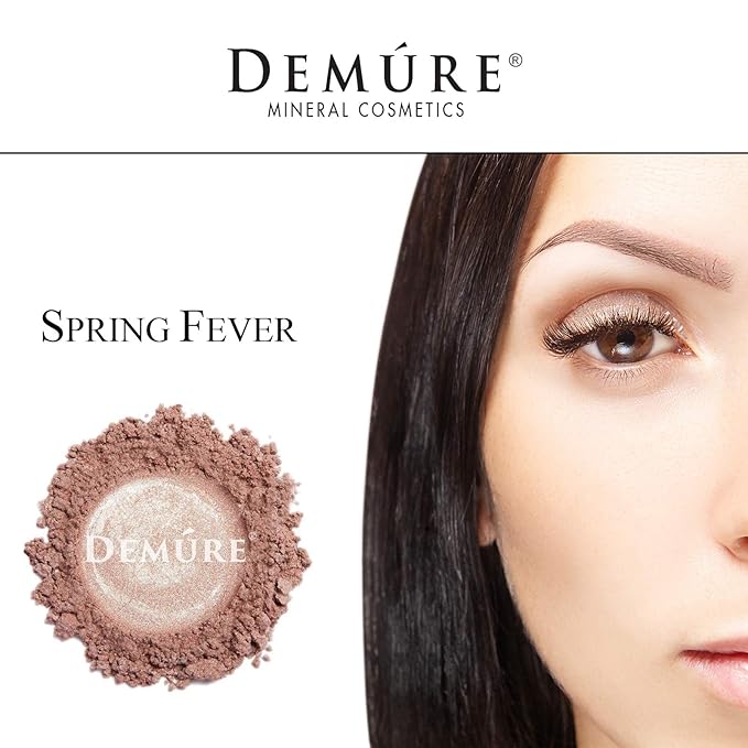 Demure Mineral Make Up (Spring Fever) Eye Shadow, Shimmer Eyeshadow, Loose Powder, Glitter Eyeshadow, Eye Makeup, Natural Makeup, Natural Eyeshadow, Professional Makeup