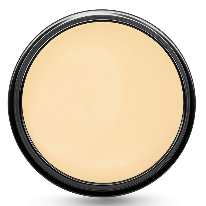 Graftobian HD Glamour Crème Foundation 1/2oz, Weightless Full Coverage Makeup, 65 Inclusive Shades, For All Skin Types, Natural or Full-Glam Looks, For Professionals and Beginners (Sunny Day)