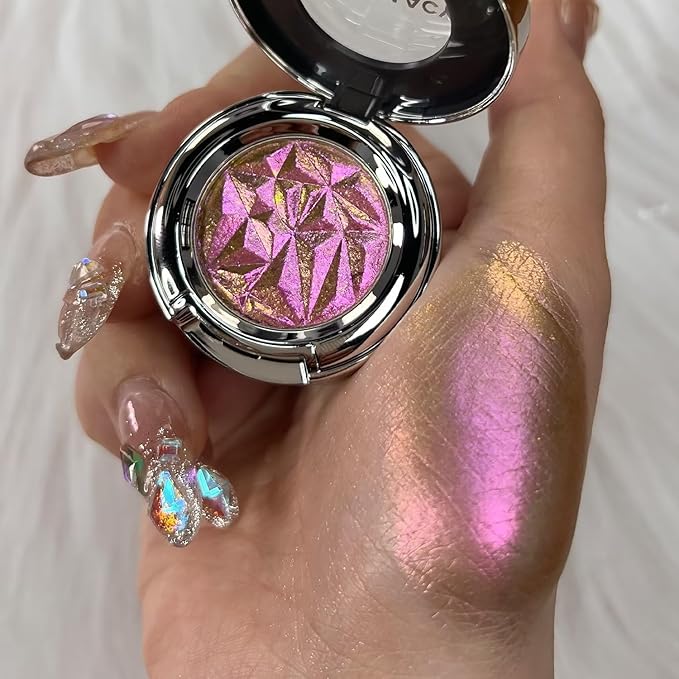 CHARMACY Duochrome Eyeshadow, Insane Shifters Chameleon Eyeshadow, Creates High-Impact, Metallic Eye Looks, 100% Vegan and Cruelty Free (Chameleon-#803, 0.06 Ounce (Pack of 1))