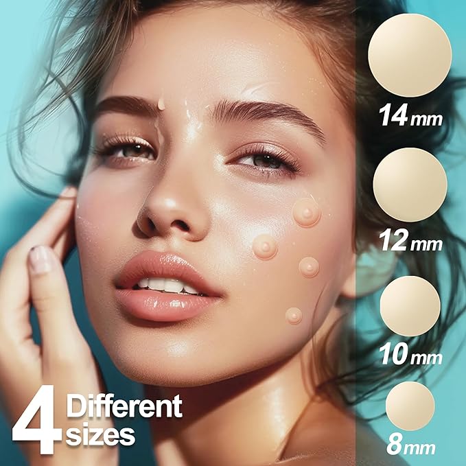 Pimple Patches for Face 5pack,Hydrocolloid Acne Pimple Patches for Covering Zits and Blemishes