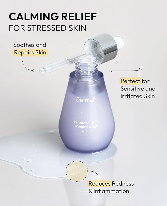 De:maf Welcome Kit Skincare Set, 3 Essential Skincare Products with a Travel Pouch