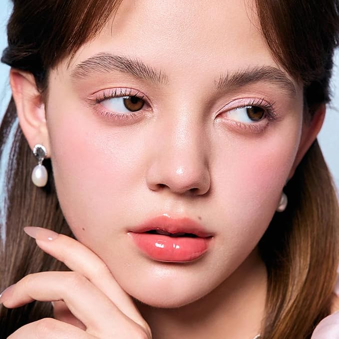 Flower Knows Tide & Twilight Treasures 5 Pack Makeup Gift Set,Lip Glaze*1+Blush*1+Eyeshadow*1+Hair Clip*1+Gift Box*1,Perfect Makeup Gift for Girls & Women