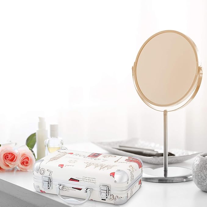 Vokai Makeup Kit Gift Set - 41 Eye Shadows, 7 Body Glitters, 1 Lip Liner Pencil, 1 Lipsticks, 4 Blushs, Eye liner pencil, 5 Concealers, 2 Lip Gloss, 5 Bronzers, Mirror