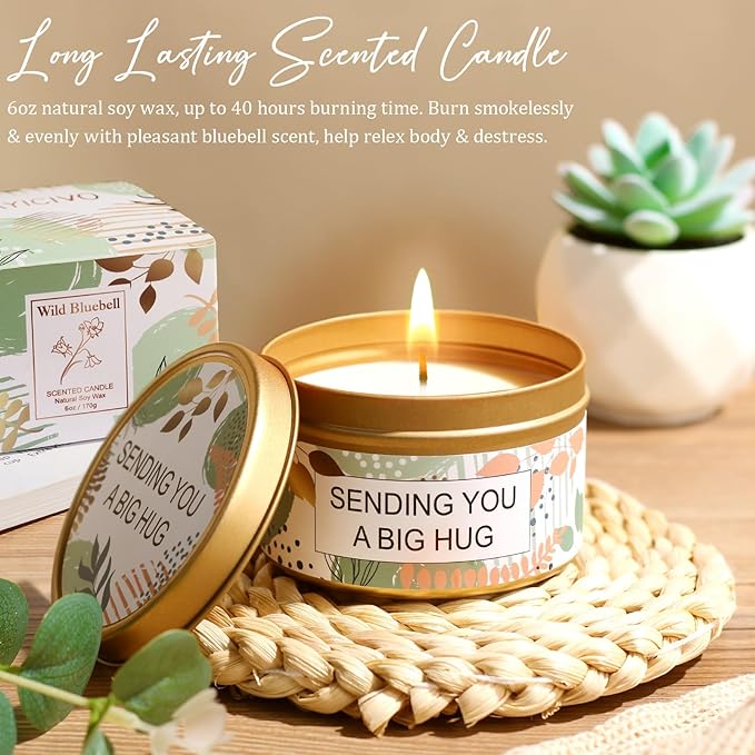 Self Care Gifts for Women Get Well Soon Gifts Basket, Birthday Gifts for Women Care Package Relaxing Spa Gifts Thinking of You Gifts w/ Blanket, Unique Christmas Gifts for Mom Her Friend Sister Wife