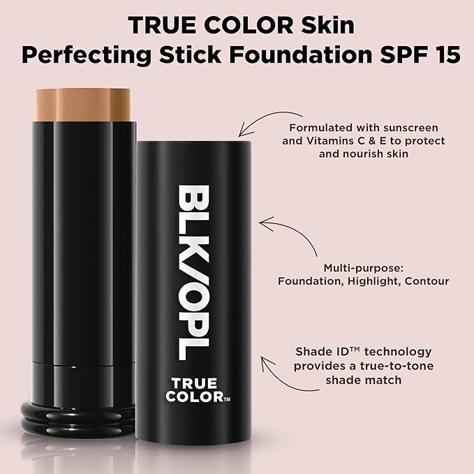 BLK/OPL TRUE COLOR Skin Perfecting Stick Foundation SPF 15, Au Chocolat — hypoallergenic, cruelty-free