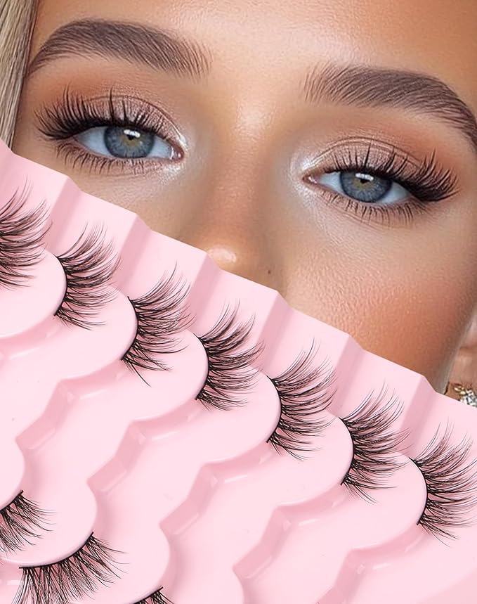 Half Lashes Natural Half Eyelashes Wispy Corner Lashes Cat Eye HE-18