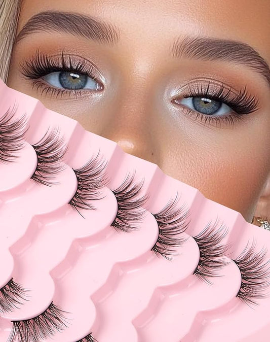 Half Lashes Natural Half Eyelashes Wispy Corner Lashes Cat Eye HE-18