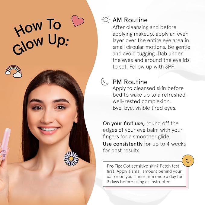 grace & stella Under Eye Brightener Balm Stick - Travel Size Toiletries - Retinol & Caffeine Eye Cream for Dark Circles, Puffiness, Wrinkles - Restore and Hydrate - Vegan Skincare (0.13oz / 3.5g)