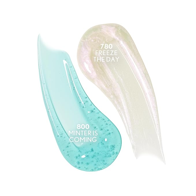 COVERGIRL Clean Fresh Yummy Gloss Plumper Bite-Sized Minis Kit - Minter is Coming & Freeze the Day - 0.16 fl oz each