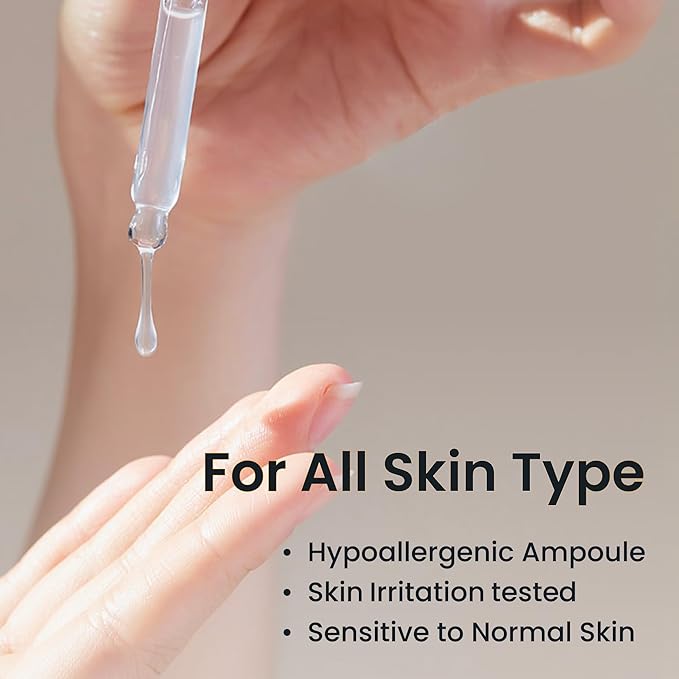 Niacinamide 20% Vitamin C Ampoule – CUSKIN Korean Skin Care with Niacinamide, Glutathione, Hyaluronic Acid, Adenosine, Panthenol for Skin Elasticity and Moisturizing, 30g (1.01 Fl. Oz)