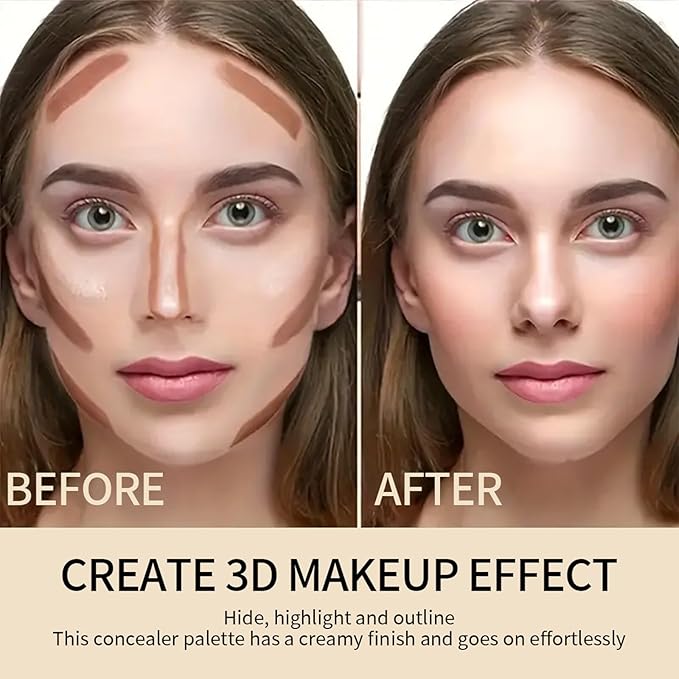 Makeup Kit, 12 Colors Vegan Eyeshadow Concealer Palette with 10 Professional Champagne Gold Makeup Brushes Set, Cruelty-Free, Gift Set for Women, Teens, Beginners(A)