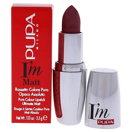 Pupa Milano I Am Matte Pure Colour Lipstick - 031 Magenta Rose for Women - 0.123 oz Lipstick