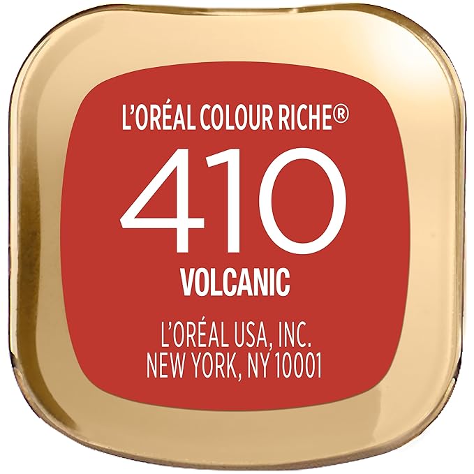L'Oreal Paris Colour Riche Original Creamy, Hydrating Satin Lipstick with Argan Oil and Vitamin E, Volcanic , 1 Count
