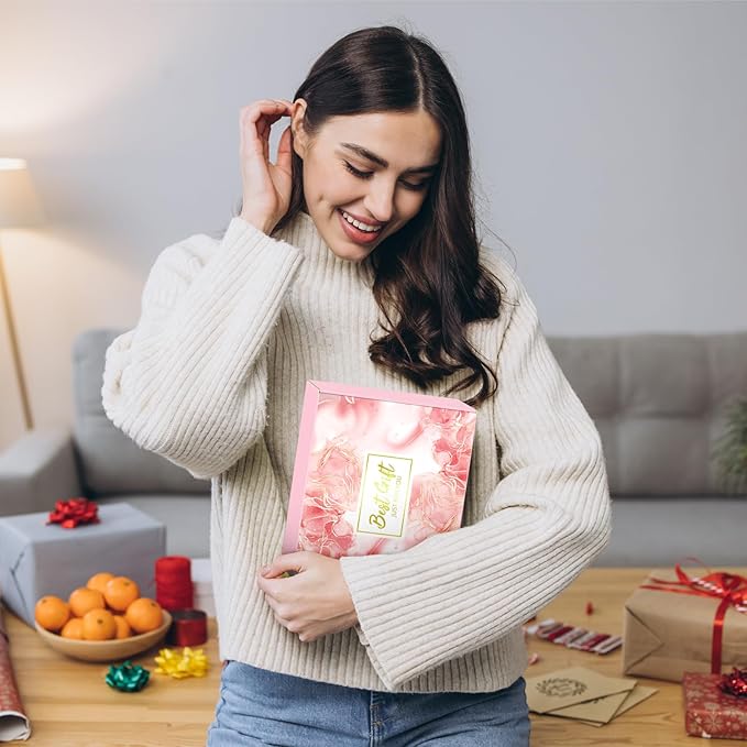 Luxury Spa Gift Basket Set with Bath Essentials,Birthday Gifts for Women, Perfect for Mother's Day, Valentine's Day - Unique Presents for Mom, Sister, Girlfriend, Wife, Teacher, Nurse