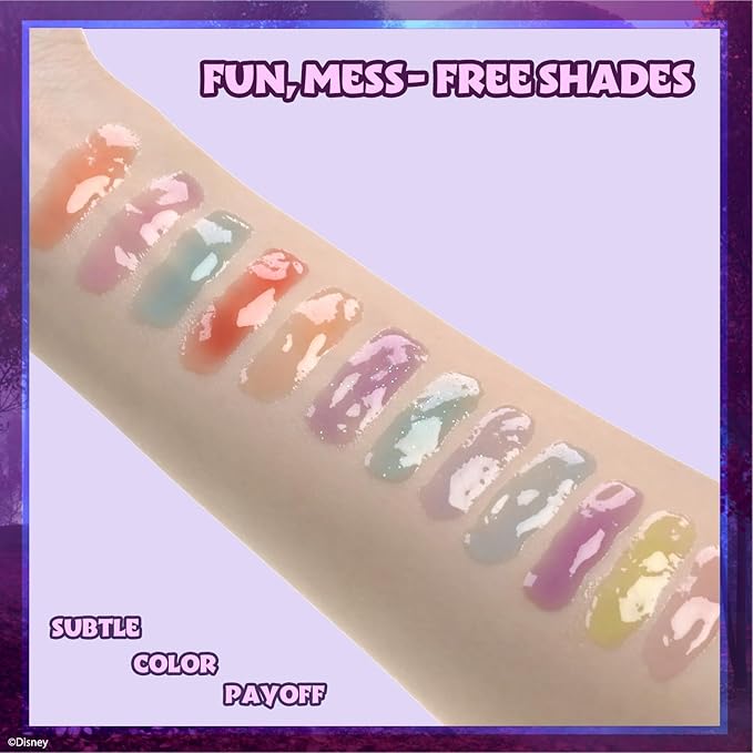 Townley Girl Disney Frozen 12 Piece Plant Based Lip Gloss, Girls Party Favors, First Makeup Set for Girl, Perfect for Parties, Sleepovers, and Birthday Gifts, Elsa and Anna, Ages 3 (Pack of 2)