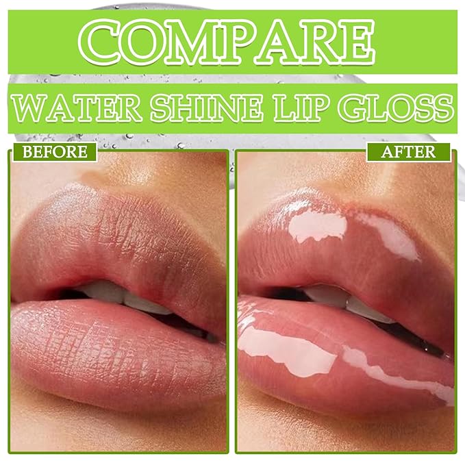4 Colors Lip Gloss Set,Tinted Lip Oil Long Lasting Non-sticky Shiny Lip Plumping Lip Gloss,Hydrating Moisturizing Lip Glow Oil for Looking Lips,Smooth Glossy Lip Plumper Gloss Set for Women（A#）