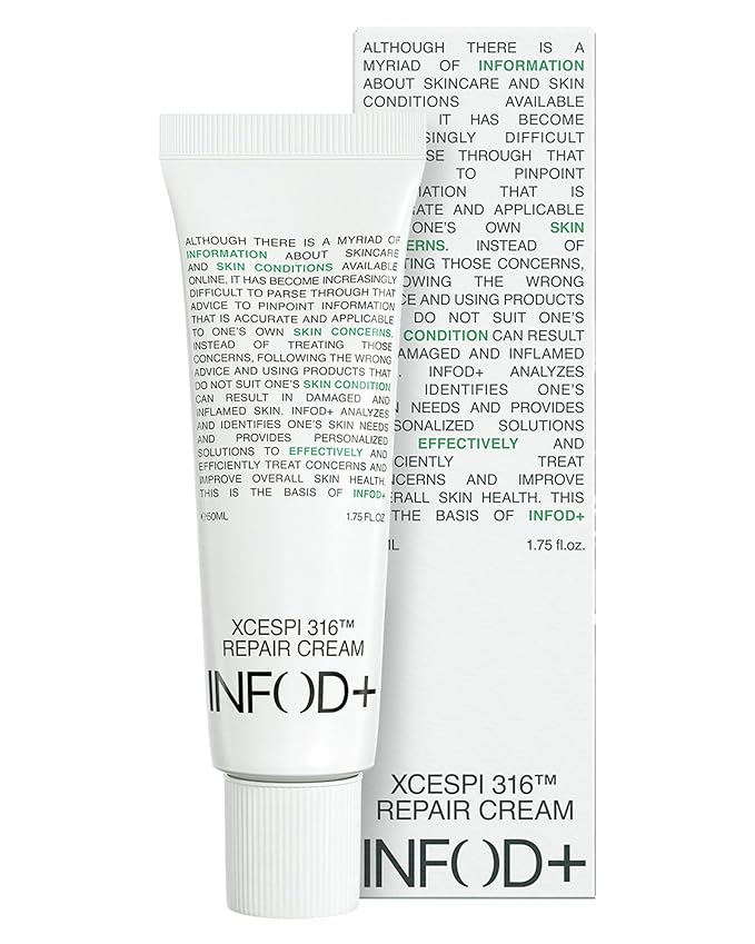INFODPLUS Repair Cream 50ml – Exosome & Ceramide Complex | Barrier Repair, Hydrating, Anti-Aging Face Moisturizer for Sensitive Skin