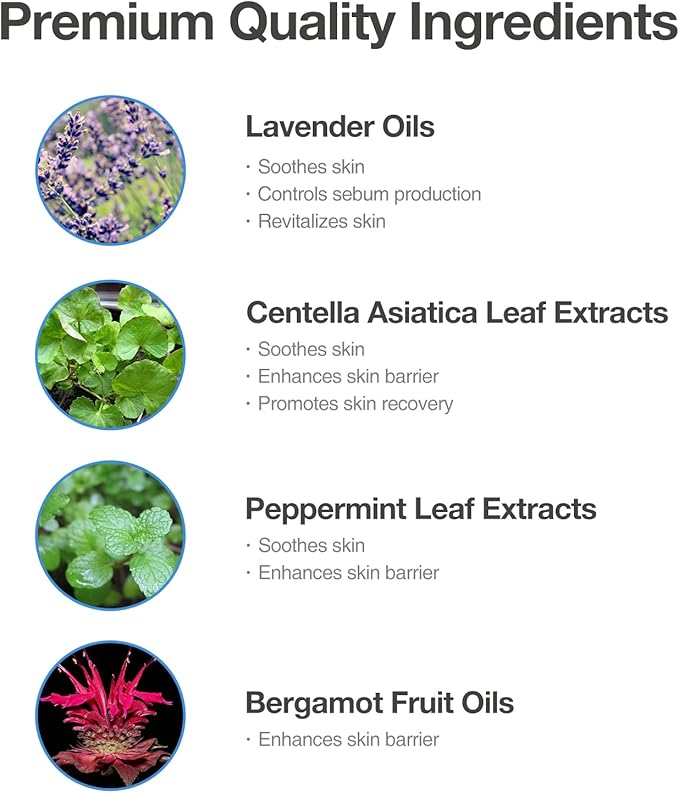 OxygenCeuticals Skin Balancing Toner – Hydrating & pH Balancing Facial Toner with Centella, Lavender & Freesia Extracts, Improves Skin Texture for Oily & Combination Skin. 4.23 fl.oz (120ml)