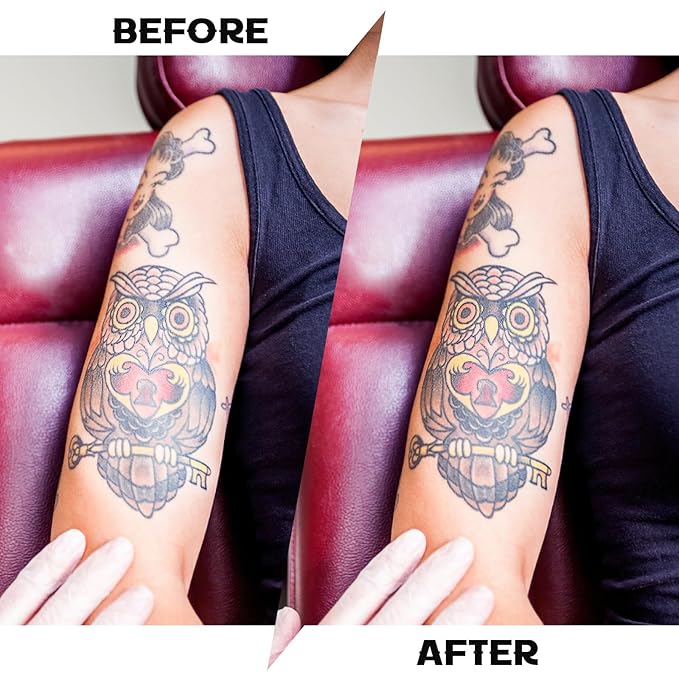 Tattoo Balm & Aftercare Cream- Color Enhancement that Revives Old Tattoos, Hydrates New Tattoos, Made With Clean Ingredients + Petroleum Free, Daily Tattoo Lotion Moisturizer & Brightener