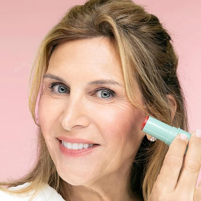 BOOM! by Cindy Joseph Boom Stick Parisian Red: 3-in-1 Cream Blush Stick for Eyes, Lips & Cheek, Long-Wearing Blendable & Building Color Vegan Lipstick Pen for All Skin