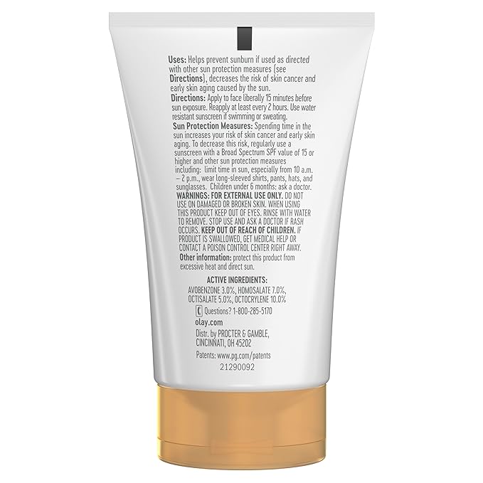 Olay Invisible Sunscreen, SPF 35, 100% Invisible Facial Sunscreen and Makeup Primer - Fragrance-Free, Weightless, No White Cast Broad Spectrum Sun Protection with Vitamin C & E, Aloe Vera, 1.7 Oz
